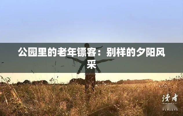 公园里的老年镖客：别样的夕阳风采