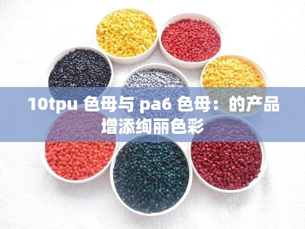 10tpu 色母与 pa6 色母：的产品增添绚丽色彩