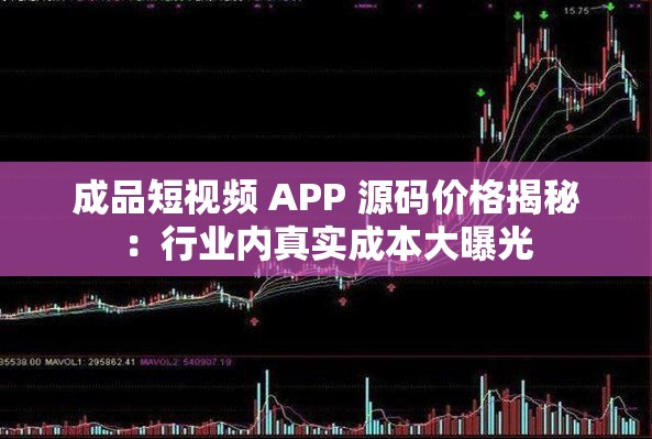 成品短视频 APP 源码价格揭秘：行业内真实成本大曝光