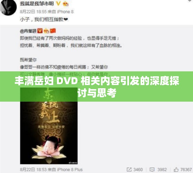 丰满岳妇 DVD 相关内容引发的深度探讨与思考