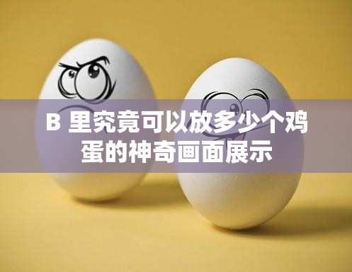 B 里究竟可以放多少个鸡蛋的神奇画面展示