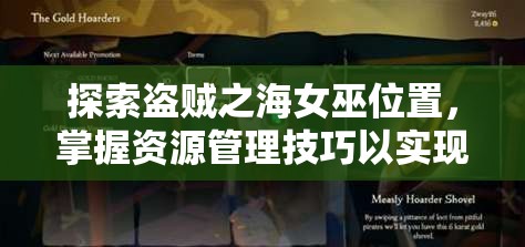 探索盗贼之海女巫位置，掌握资源管理技巧以实现高效利用与价值最大化