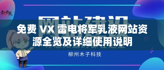 免费 VX 雷电将军乳液网站资源全览及详细使用说明