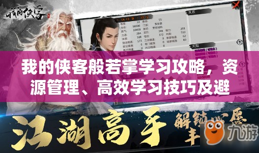 我的侠客般若掌学习攻略，资源管理、高效学习技巧及避免资源浪费指南