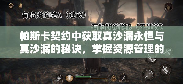 帕斯卡契约中获取真沙漏永恒与真沙漏的秘诀，掌握资源管理的艺术