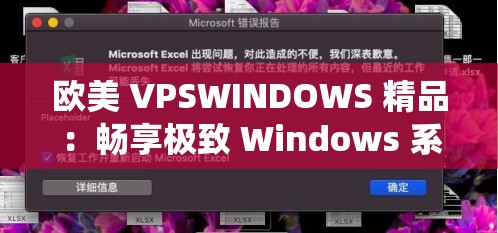 欧美 VPSWINDOWS 精品：畅享极致 Windows 系统体验