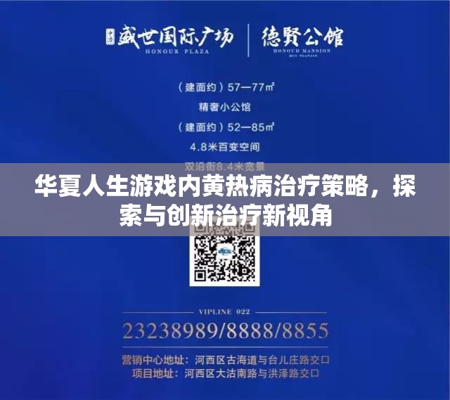 华夏人生游戏内黄热病治疗策略，探索与创新治疗新视角