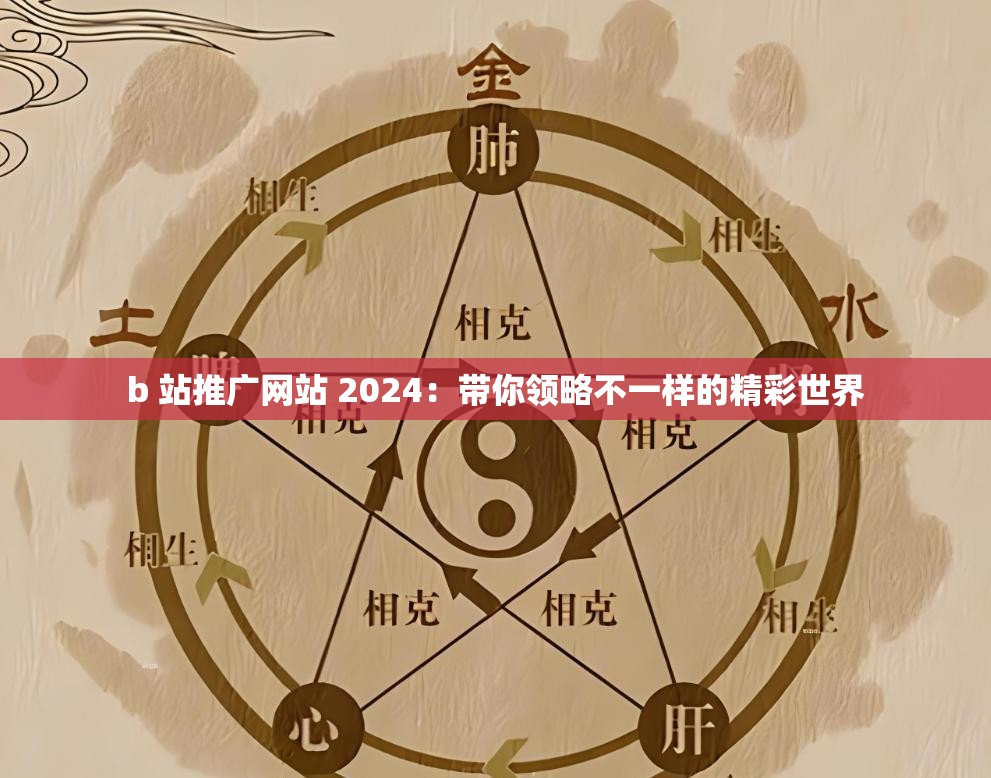 b 站推广网站 2024：带你领略不一样的精彩世界