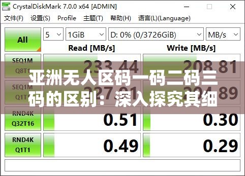 亚洲无人区码一码二码三码的区别：深入探究其细微差异