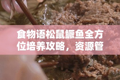 食物语松鼠鳜鱼全方位培养攻略，资源管理、高效利用策略以最大化其价值