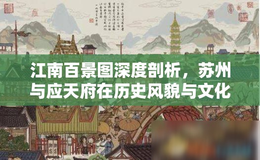 江南百景图深度剖析，苏州与应天府在历史风貌与文化特色上的异同