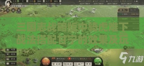 三国志战略版中骑虎难下战法搭配甘宁的效果及玩法解析