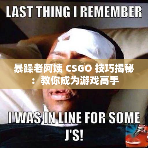 暴躁老阿姨 CSGO 技巧揭秘：教你成为游戏高手