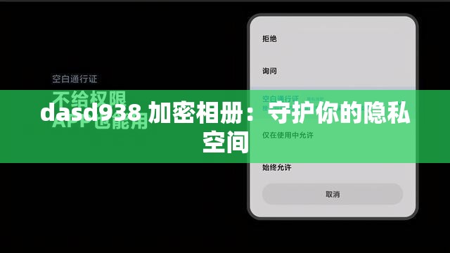 dasd938 加密相册：守护你的隐私空间