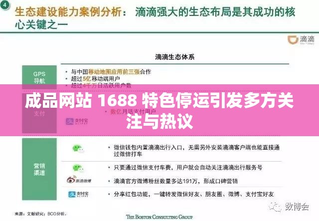 成品网站 1688 特色停运引发多方关注与热议