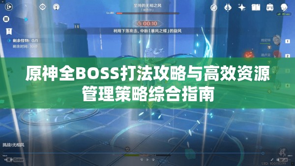 原神全BOSS打法攻略与高效资源管理策略综合指南