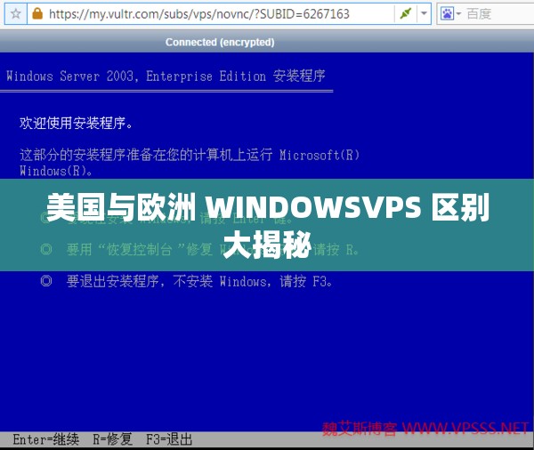 美国与欧洲 WINDOWSVPS 区别大揭秘