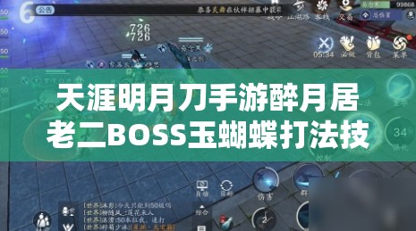 天涯明月刀手游醉月居老二BOSS玉蝴蝶打法技巧与通关攻略