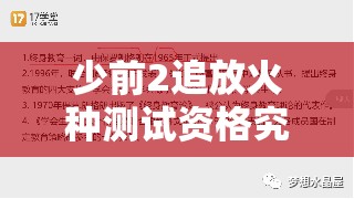 少前2追放火种测试资格究竟如何获取？深度剖析与实战攻略揭秘