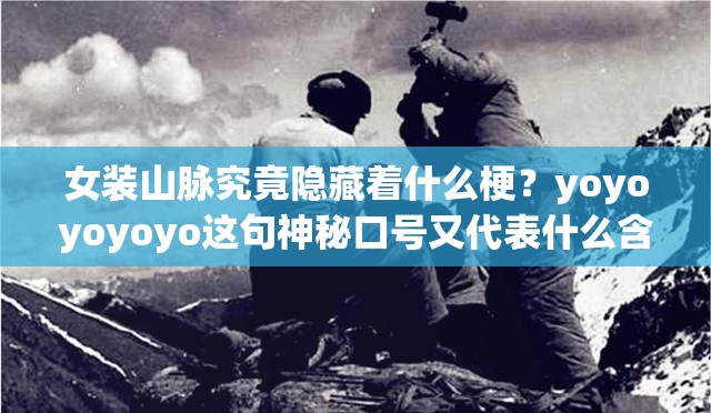 女装山脉究竟隐藏着什么梗？yoyoyoyoyo这句神秘口号又代表什么含义？