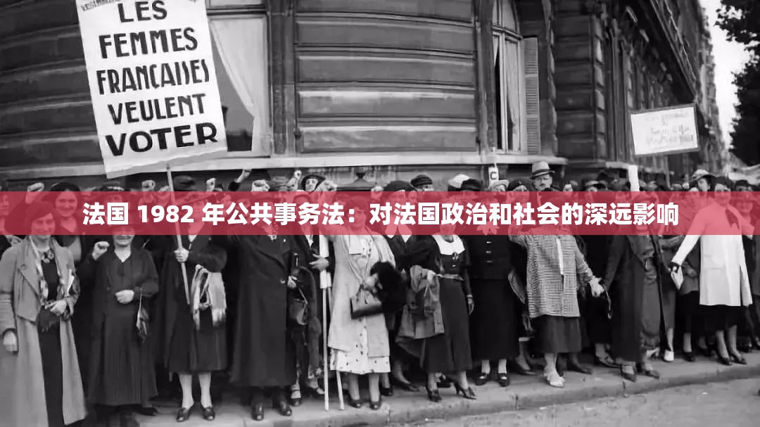 法国 1982 年公共事务法：对法国政治和社会的深远影响