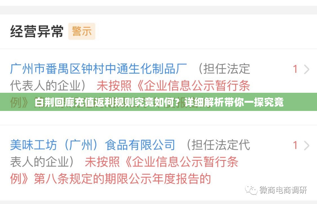 白荆回廊充值返利规则究竟如何？详细解析带你一探究竟