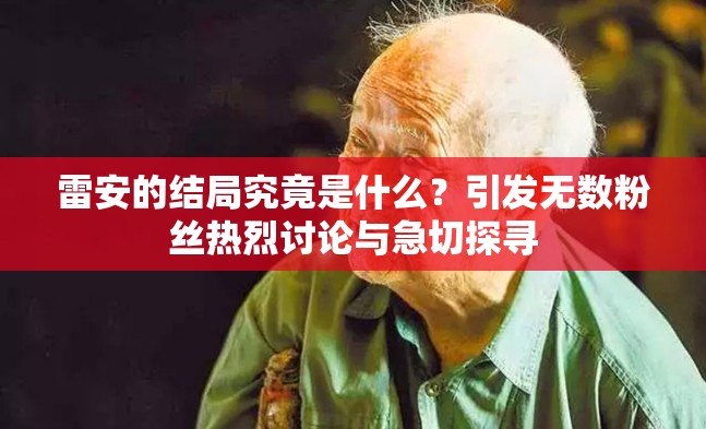 雷安的结局究竟是什么？引发无数粉丝热烈讨论与急切探寻