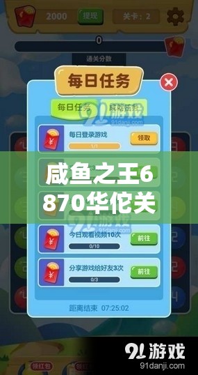 咸鱼之王6870华佗关卡怎么过？深度攻略方法助你轻松通关！