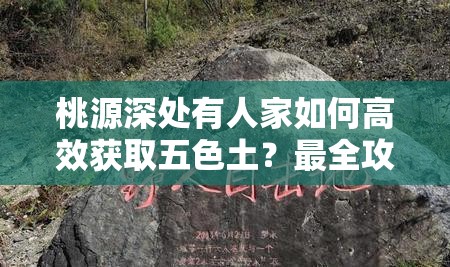 桃源深处有人家如何高效获取五色土？最全攻略揭秘！